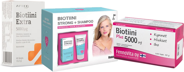 Biotiinin käyttö hiustenlähtöön?